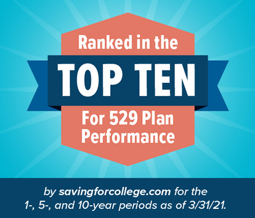 TOP 10 RATING BY SAVINGFORCOLLEGE.COM - Image